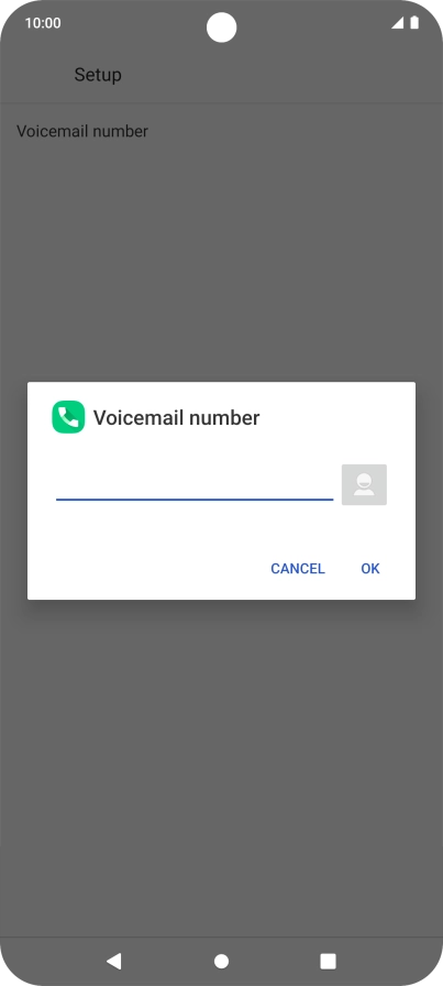 Key in +61414121121 and press OK. Key in +61414121121 and press OK.