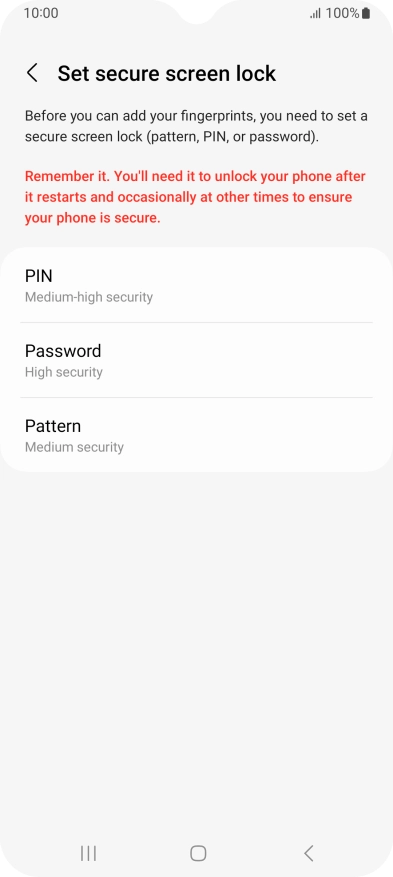Press the required phone lock code and follow the instructions on the screen to create an additional phone lock code. Press the required phone lock code and follow the instructions on the screen to create an additional phone lock code.