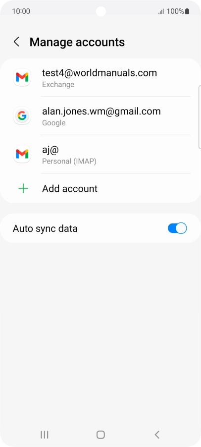 Press the Home key to return to the home screen. Press the Home key to return to the home screen.