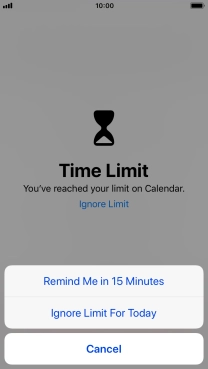 Press the required setting. Press the required setting.