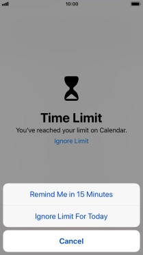 Press the required setting. Press the required setting.