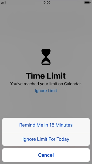 Press the required setting. Press the required setting.