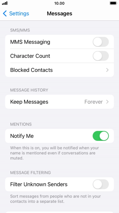 Press the indicator next to Press the indicator next to