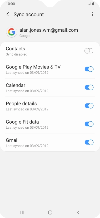 Press the indicator next to Press the indicator next to