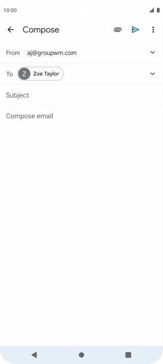 Press Subject and key in the required subject. Press Subject and key in the required subject.