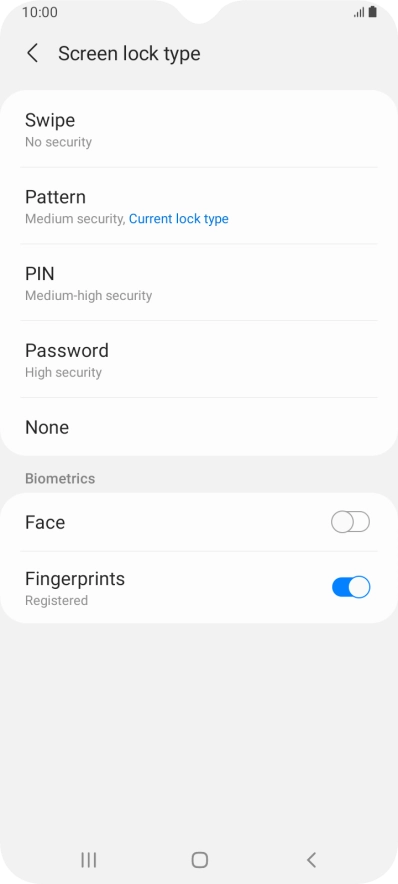 Press None. Press None.