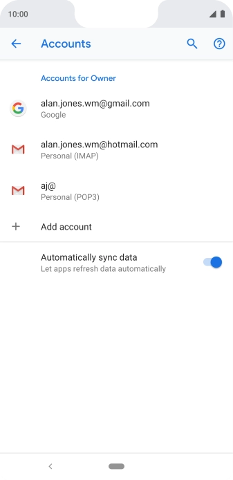 Press the indicator next to Press the indicator next to