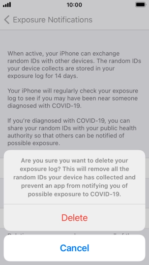 Press Delete. Press Delete.
