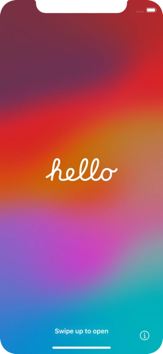 Slide your finger upwards starting from the bottom of the screen. Slide your finger upwards starting from the bottom of the screen.