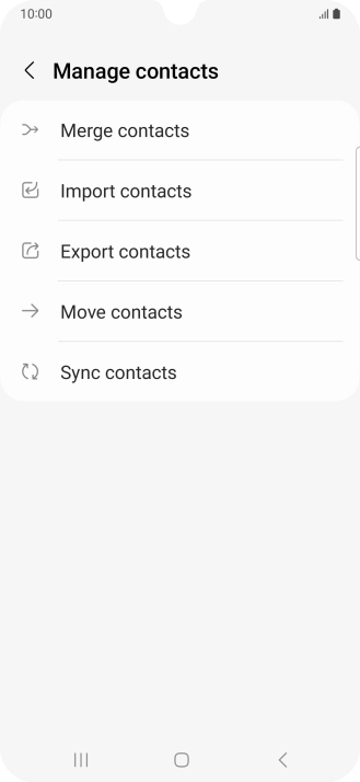 Press Import contacts. Press Import contacts.