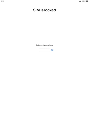If your SIM is locked, key in your PIN and press OK. If your SIM is locked, key in your PIN and press OK.