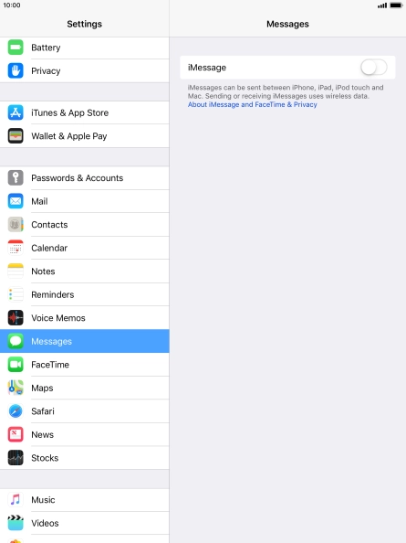 Press the indicator next to Press the indicator next to