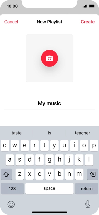 Press Create. Press Create.