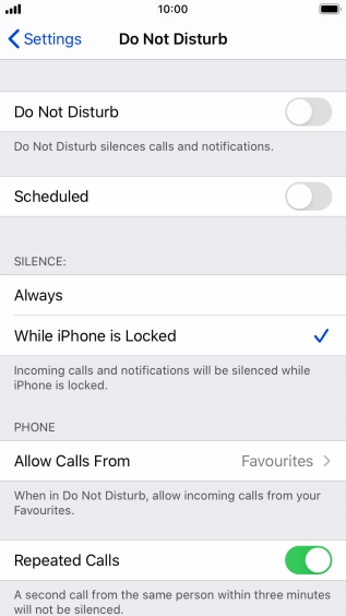 Press the indicator next to Press the indicator next to