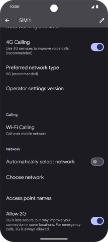 Press the indicator next to Press the indicator next to