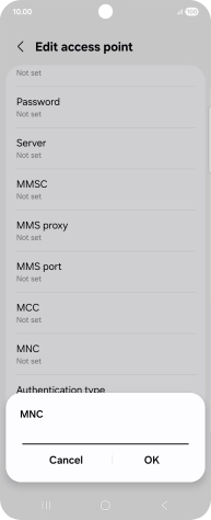 Key in 03 and press OK. Key in 03 and press OK.