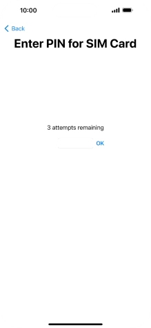 If your SIM is locked, key in your PIN and press OK. If your SIM is locked, key in your PIN and press OK.