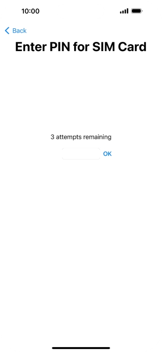 If your SIM is locked, key in your PIN and press OK. If your SIM is locked, key in your PIN and press OK.