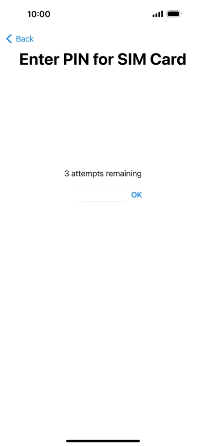 If your SIM is locked, key in your PIN and press OK. If your SIM is locked, key in your PIN and press OK.