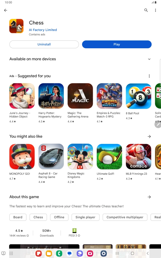 Press the Home key to return to the home screen. Press the Home key to return to the home screen.