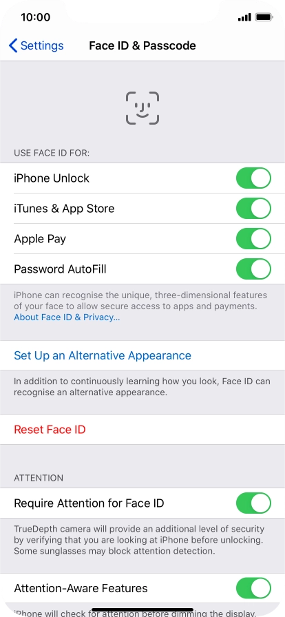Press the indicator next to Press the indicator next to