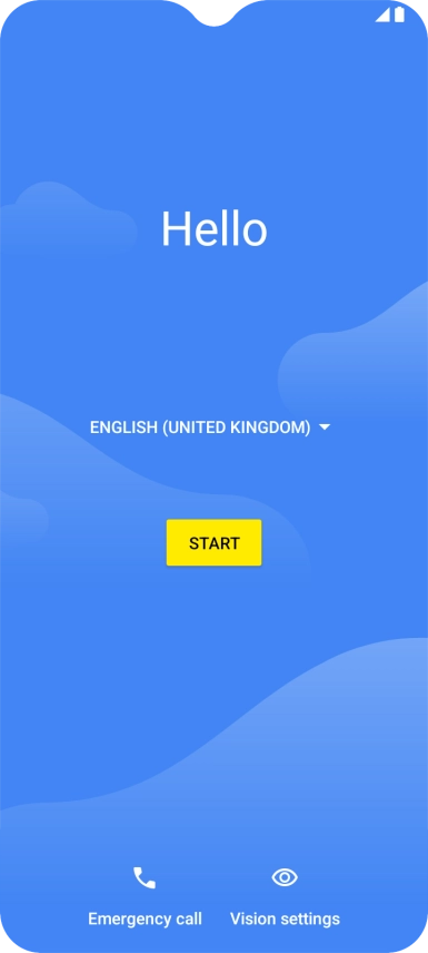 Press START. Press START.