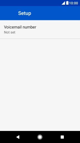Press Voicemail number. Press Voicemail number.