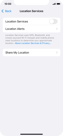 Press the indicator next to Press the indicator next to
