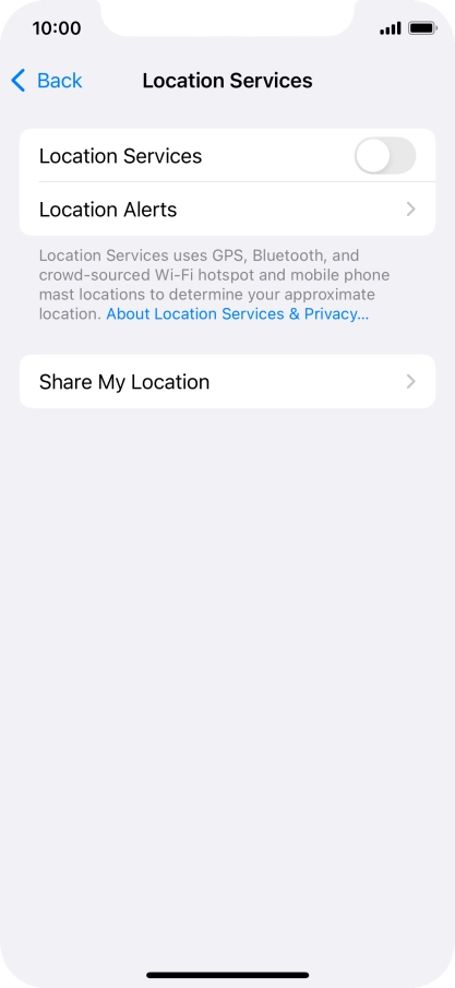 Press the indicator next to Press the indicator next to