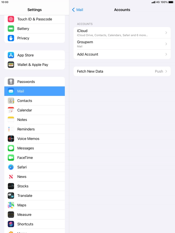 Press Fetch New Data. Press Fetch New Data.