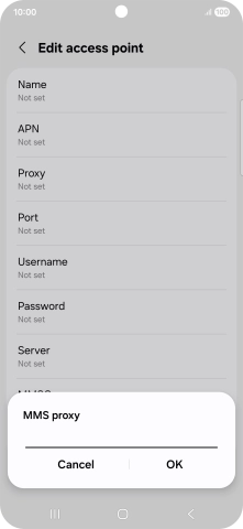 Key in 10.202.002.060 and press OK. Key in 10.202.002.060 and press OK.