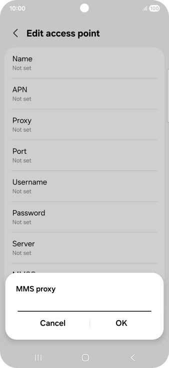 Key in 10.202.002.060 and press OK. Key in 10.202.002.060 and press OK.