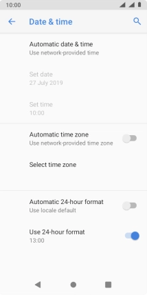Press the indicator next to Press the indicator next to