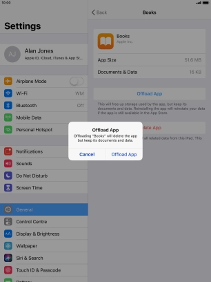 Press Offload App. Press Offload App.