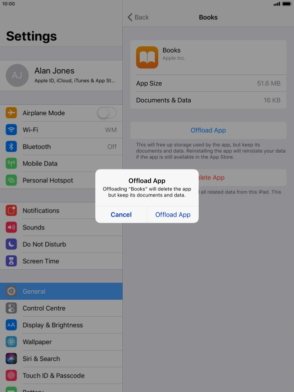 Press Offload App. Press Offload App.