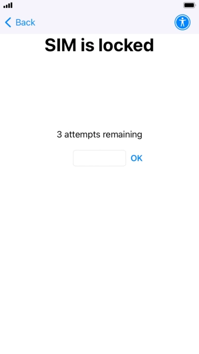 If your SIM is locked, key in your PIN and press OK. If your SIM is locked, key in your PIN and press OK.