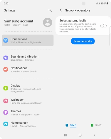 Press the indicator next to Press the indicator next to