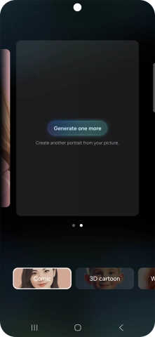 Press Generate one more to generate a new photo suggestion. Press Generate one more to generate a new photo suggestion.