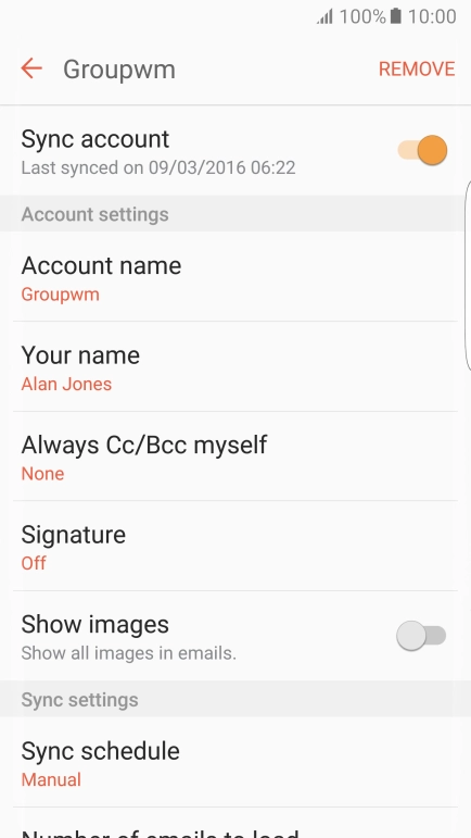Press Your name and key in your name. Press Your name and key in your name.