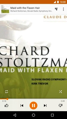 Press arrow right to go to the next audio file. Press arrow right to go to the next audio file.