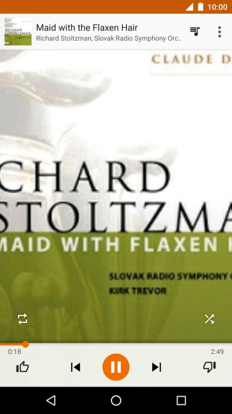 Press arrow right to go to the next audio file. Press arrow right to go to the next audio file.