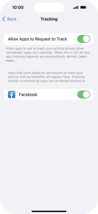 Press the indicator next to Press the indicator next to