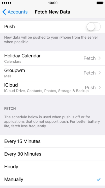 If you turn off the function, press the required setting. If you turn off the function, press the required setting.