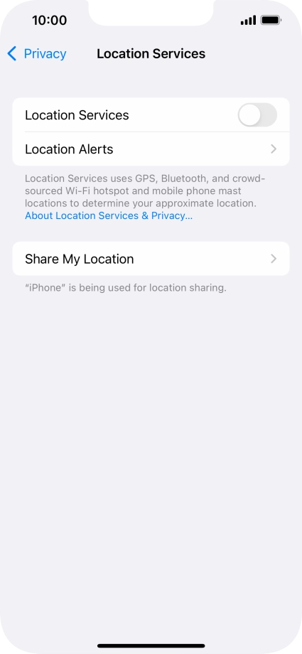Press the indicator next to Press the indicator next to