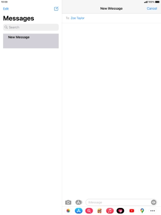 Press the text input field and key in the required text. Press the text input field and key in the required text.