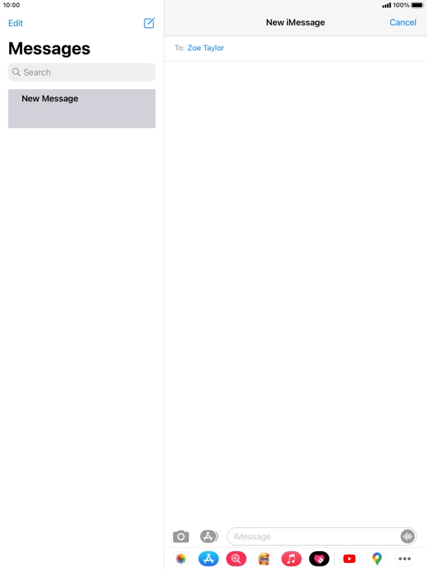 Press the text input field and key in the required text. Press the text input field and key in the required text.