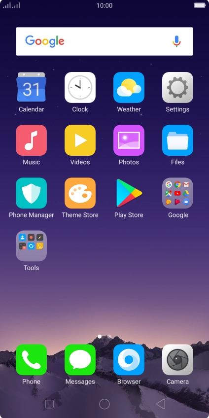 Press Settings. Press Settings.