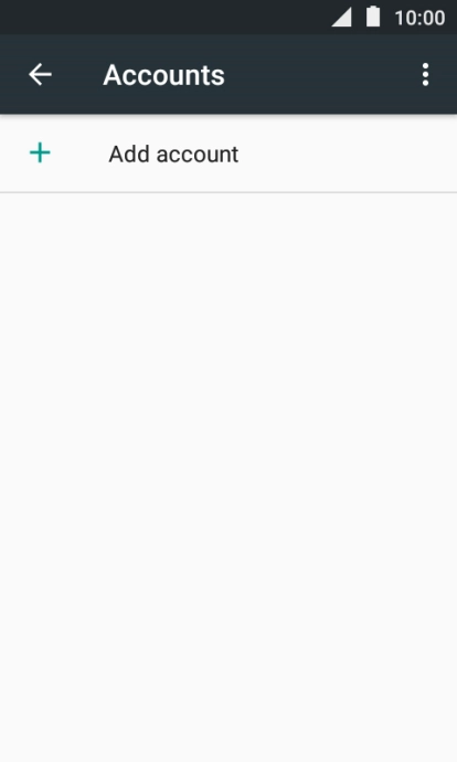 Press Add account. Press Add account.