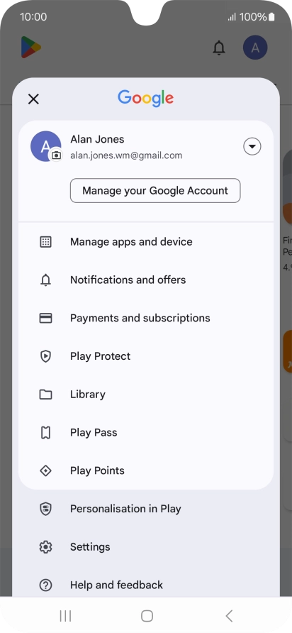 Press Settings. Press Settings.