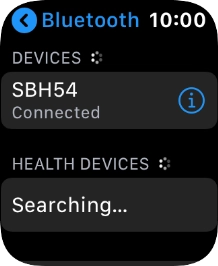 Press the Digital Crown to return to the home screen. Press the Digital Crown to return to the home screen.